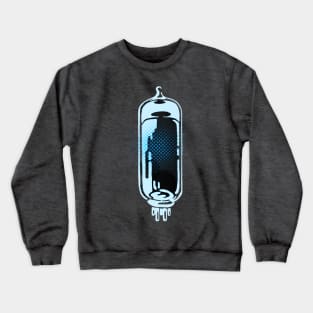 Glowing old vacuum tube illustration Crewneck Sweatshirt